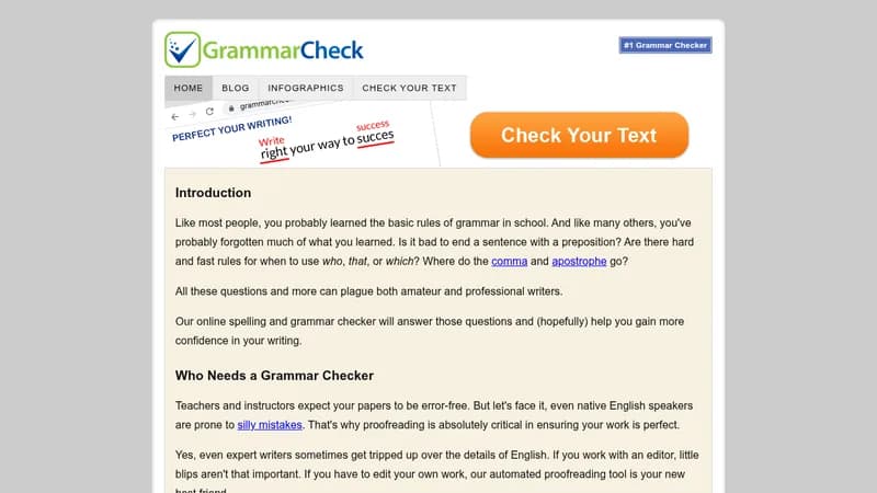 grammarcheck website