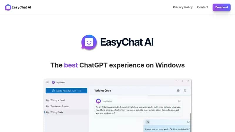 easychat ai website