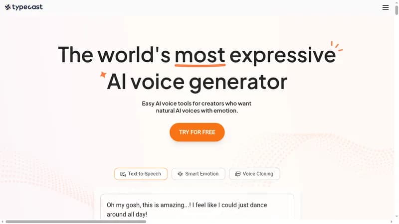 typecast website