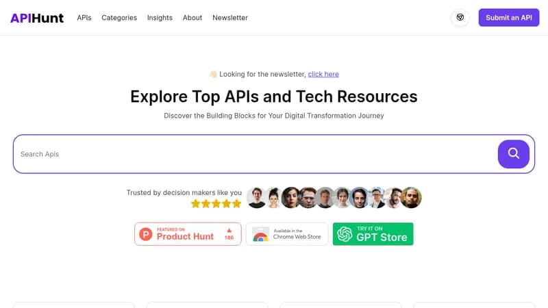 api hunt website