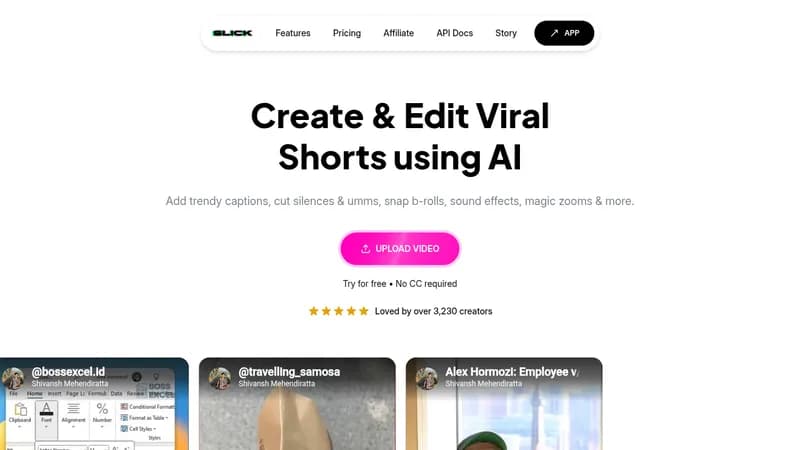 slick website