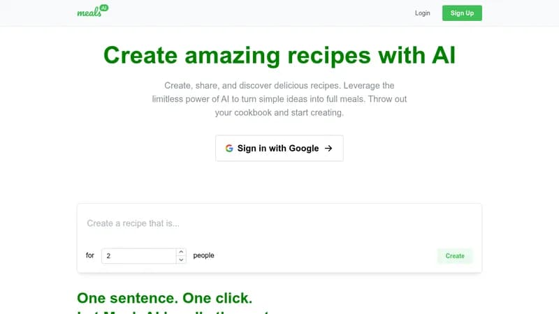 mealsai website