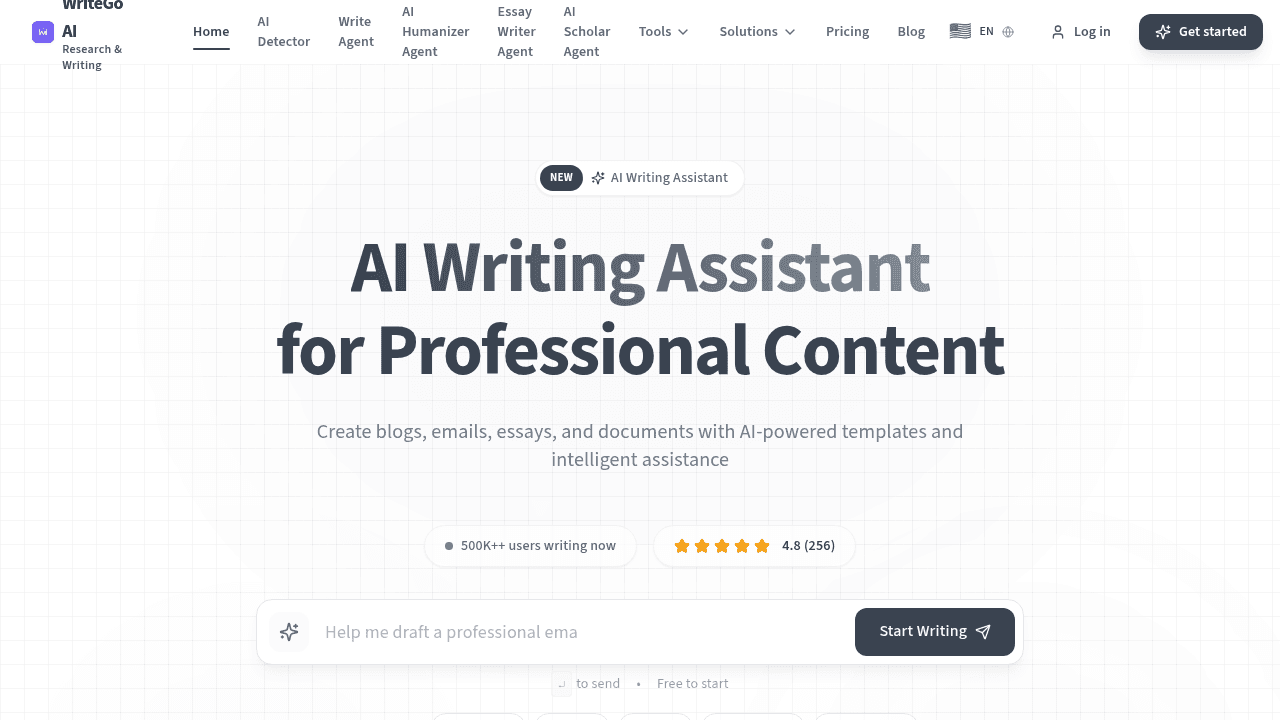 writego website
