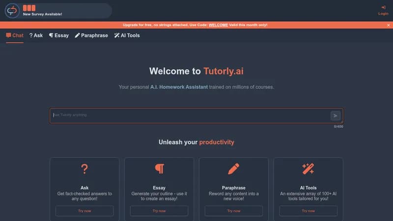 tutorly.ai website