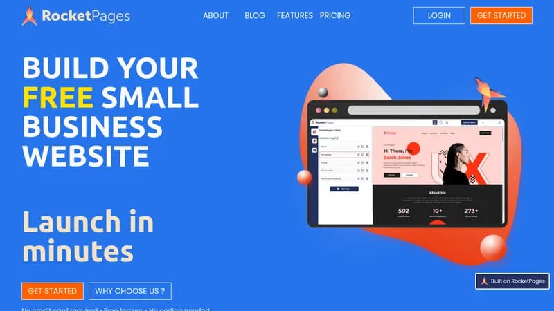 rocketpages website