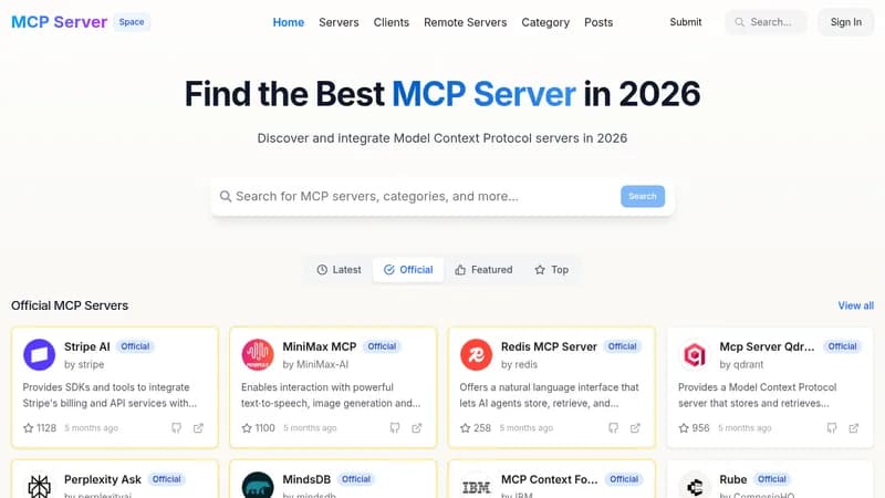 mcp serverspace website