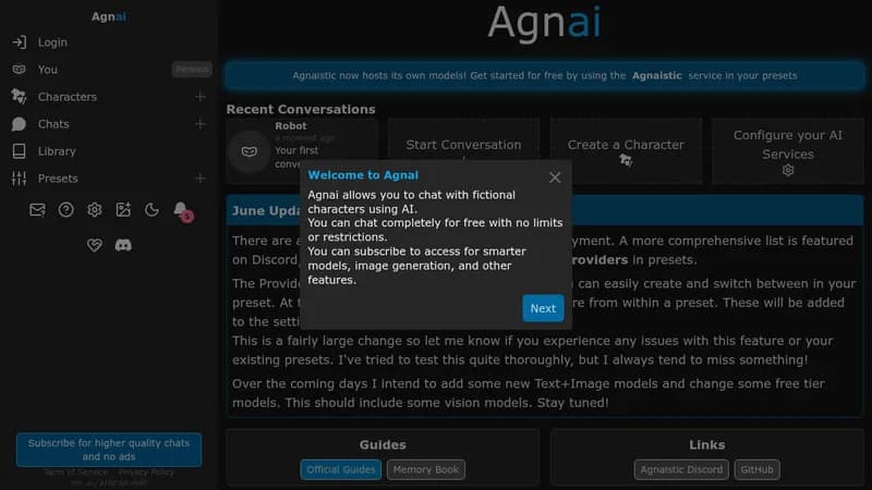 agnai website