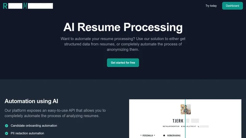 resumetrics website