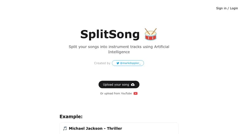 splitsong website