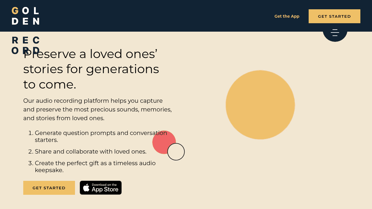 golden record website