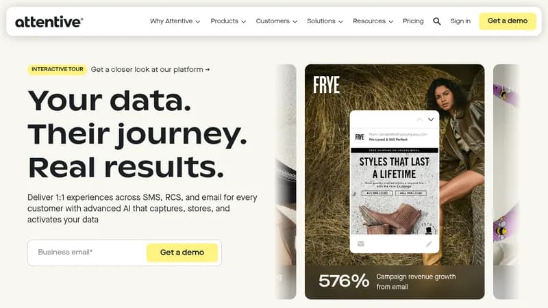 attentive website