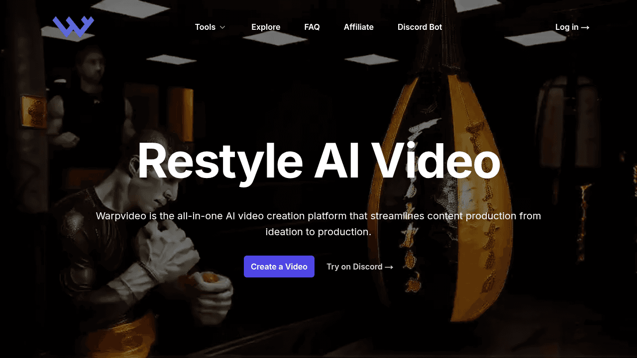 warpvideo website
