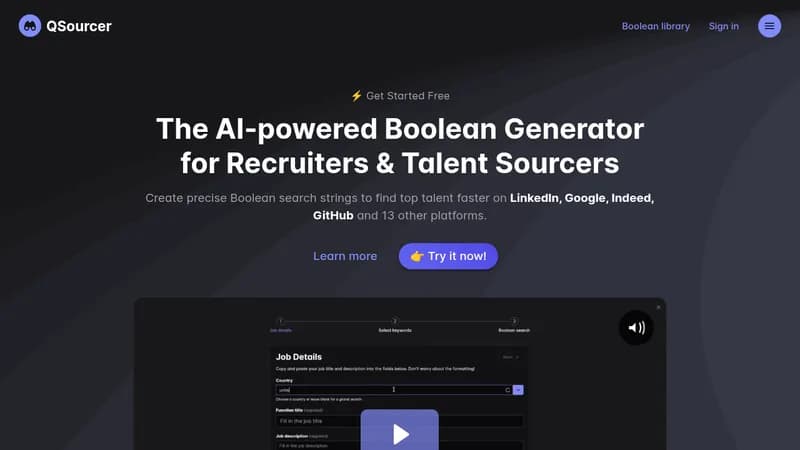 qsourcer website