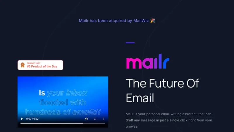 mailr website