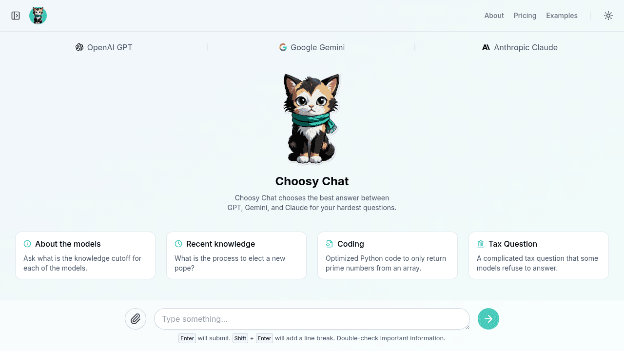 choosy chat website
