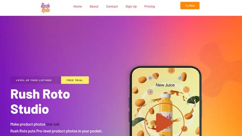 rush roto studio website