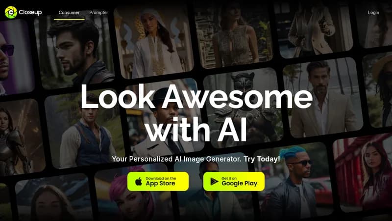closeup website