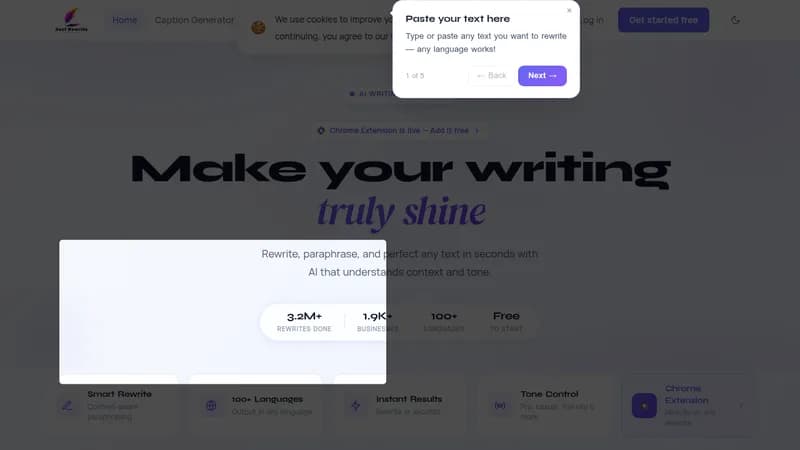 just rewrite website