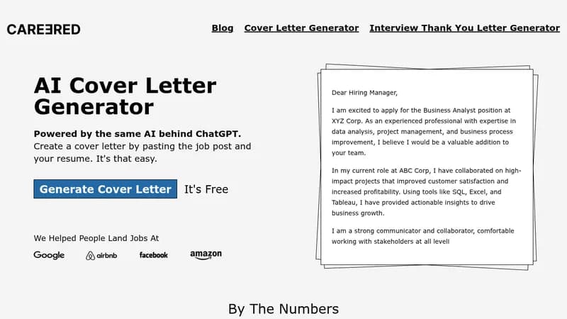ai cover letter generator website