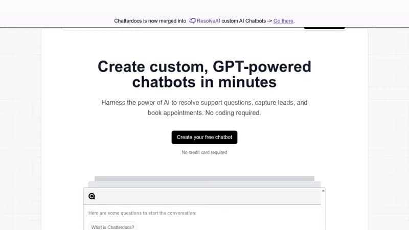 chatterdocs website