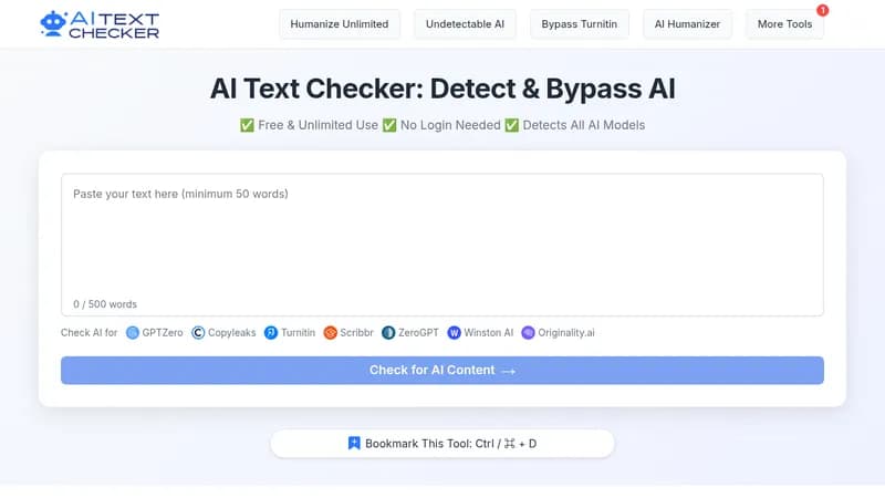 ai text checker website