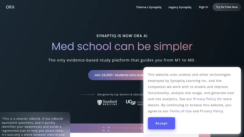 ora ai website