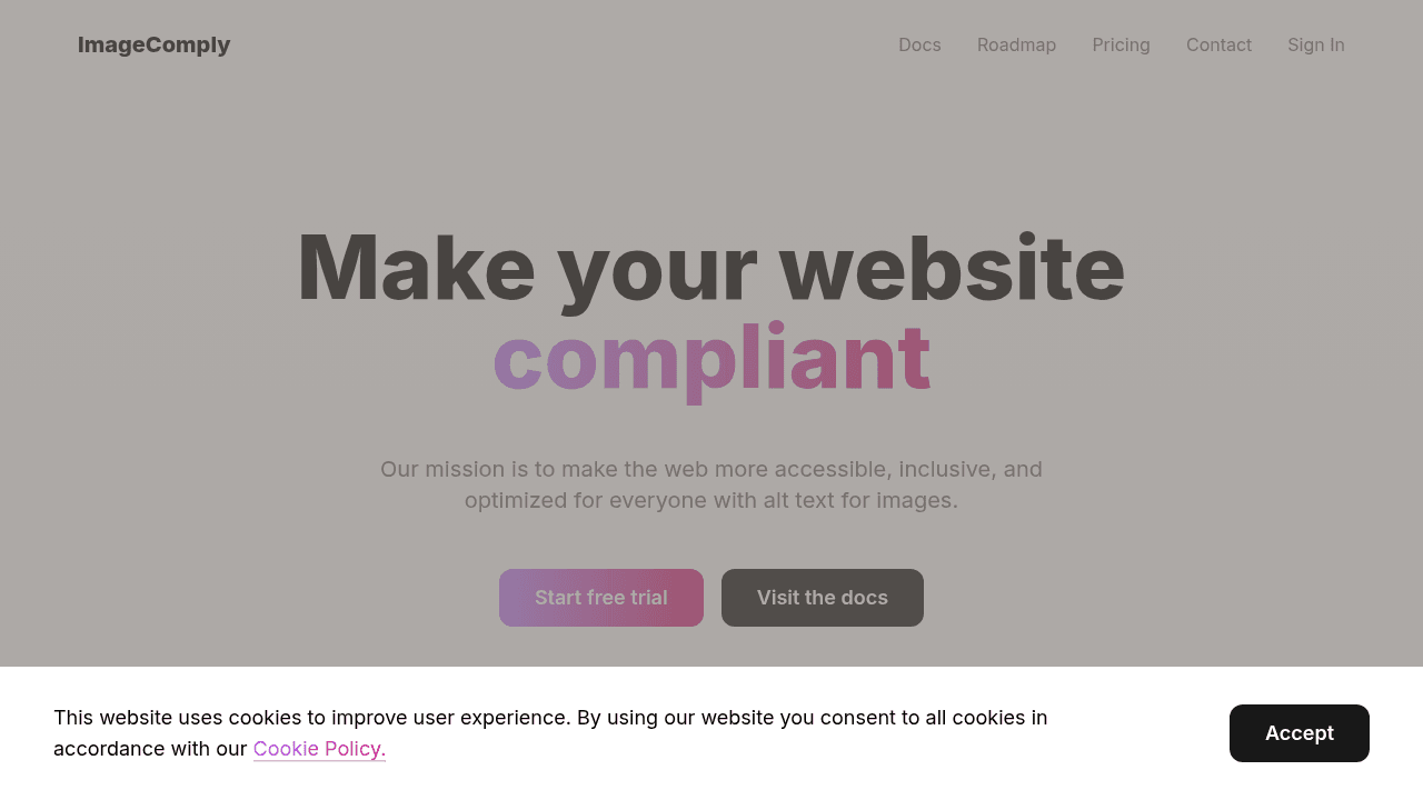 imagecomply website