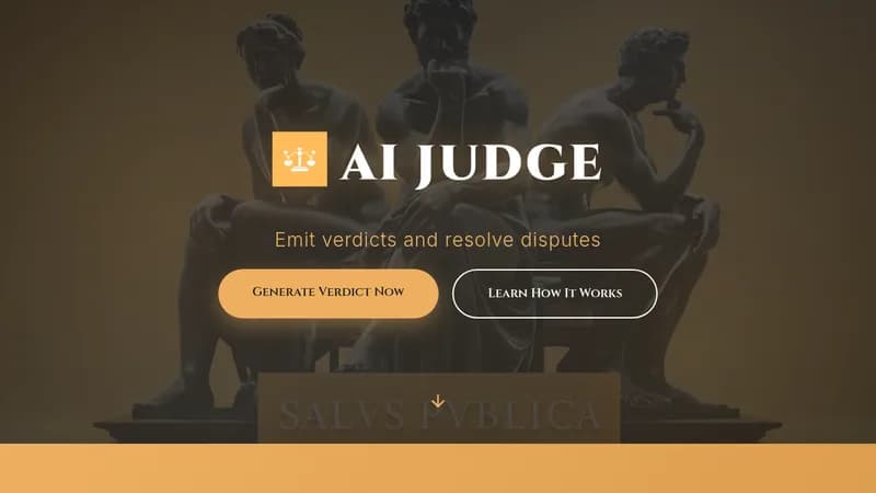 ai judge website