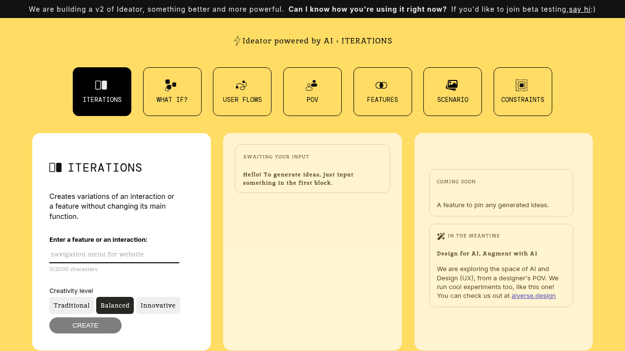 ideator website
