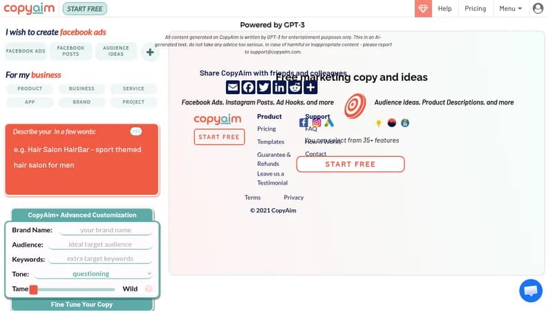 copyaim website