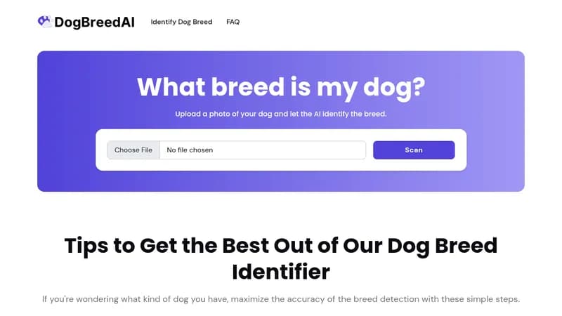 what breed is my dog? website