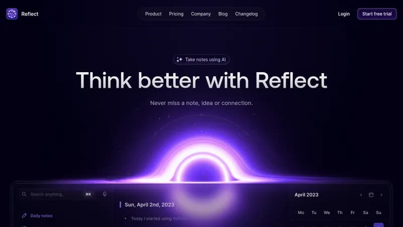 reflect website