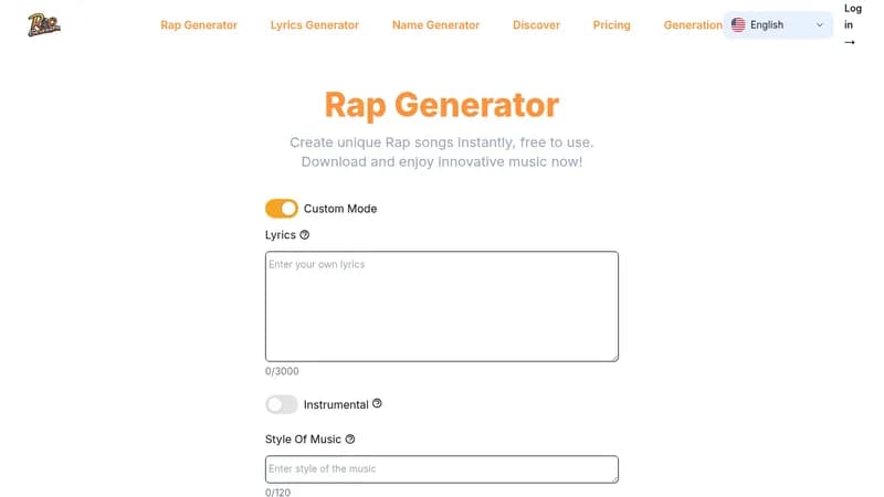 rap generator website