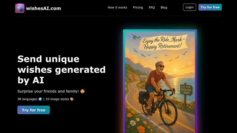 wishesai website