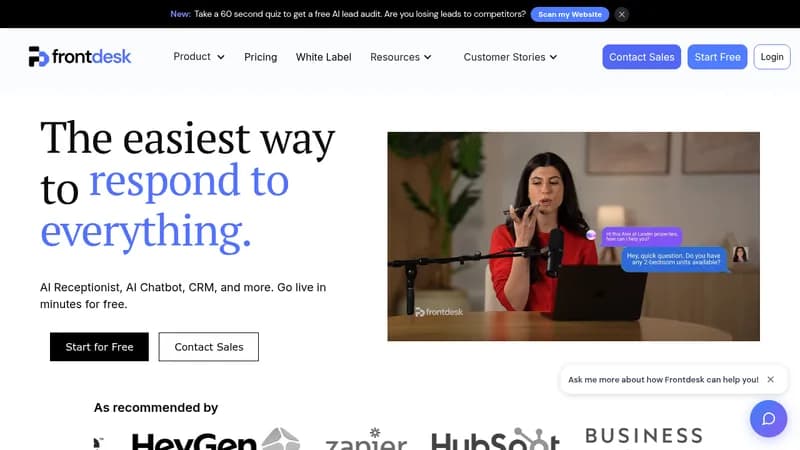 frontdesk website