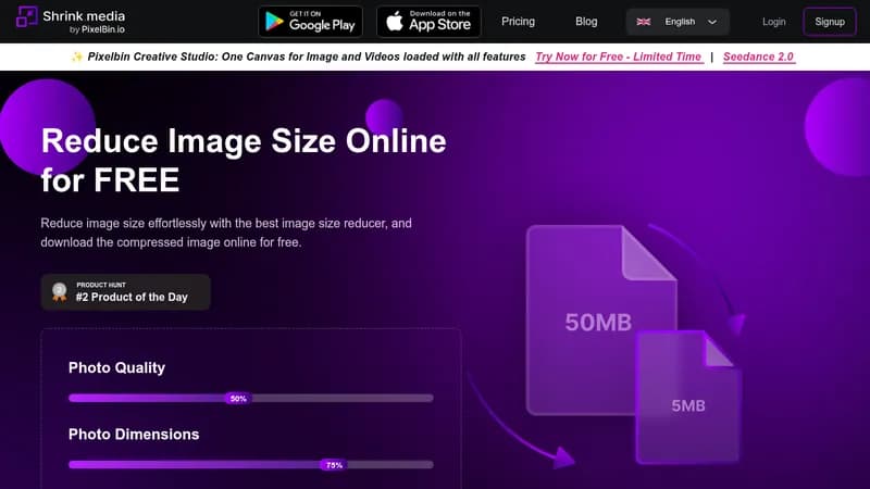 shrink.media website