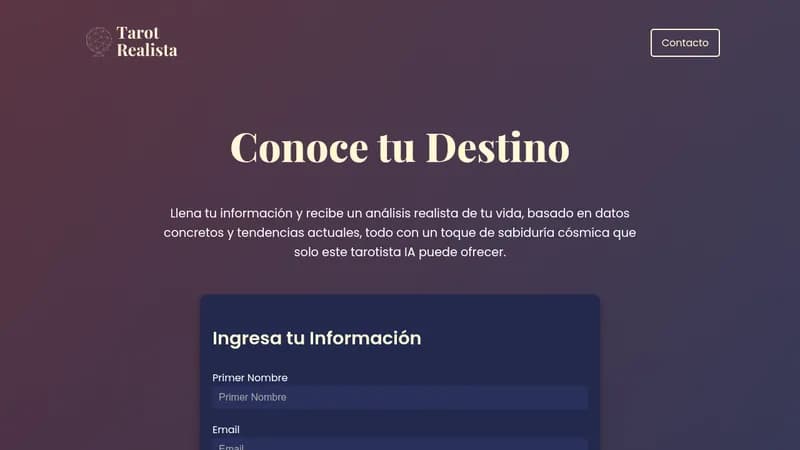 tarot realista website
