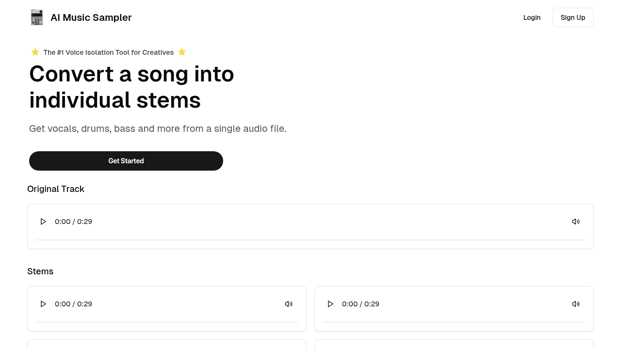ai music sampler website