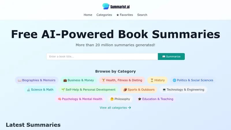 summarist.ai website