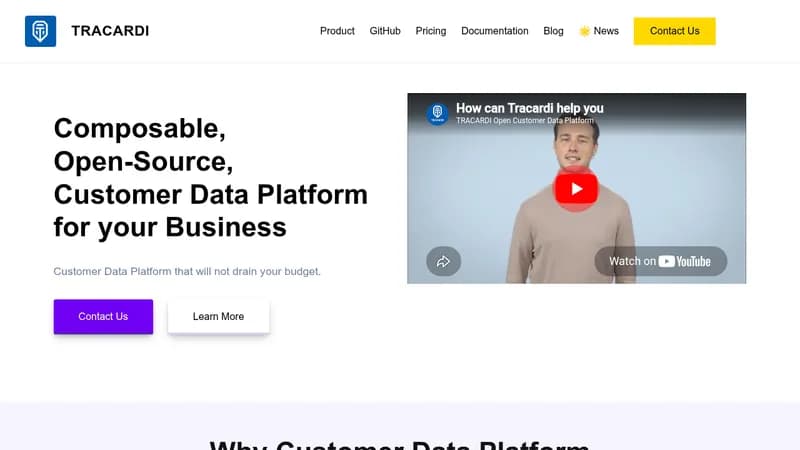 tracardi website