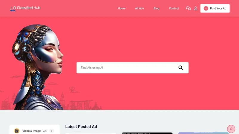 ai classified hub website