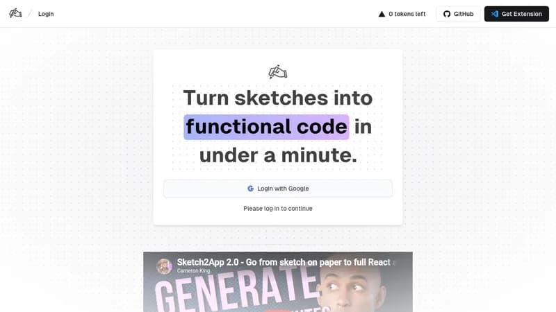sketch2app website