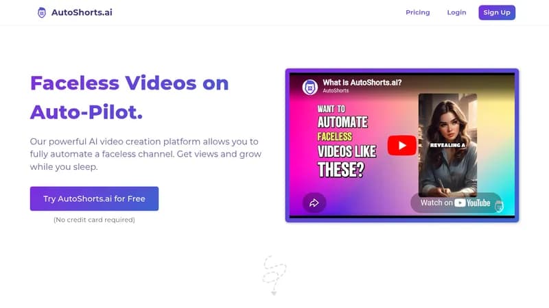 autoshorts.ai website