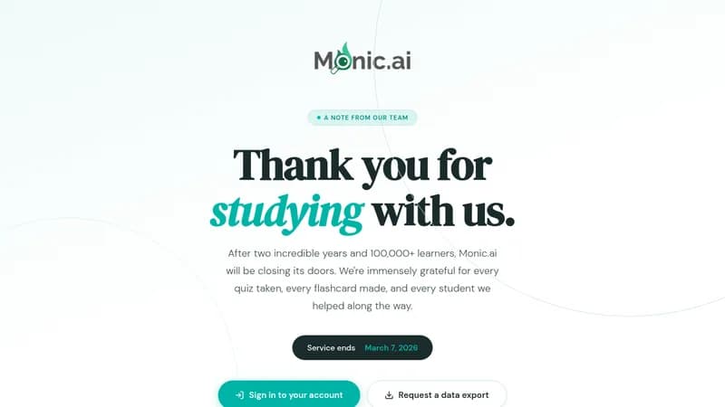 monic.ai website