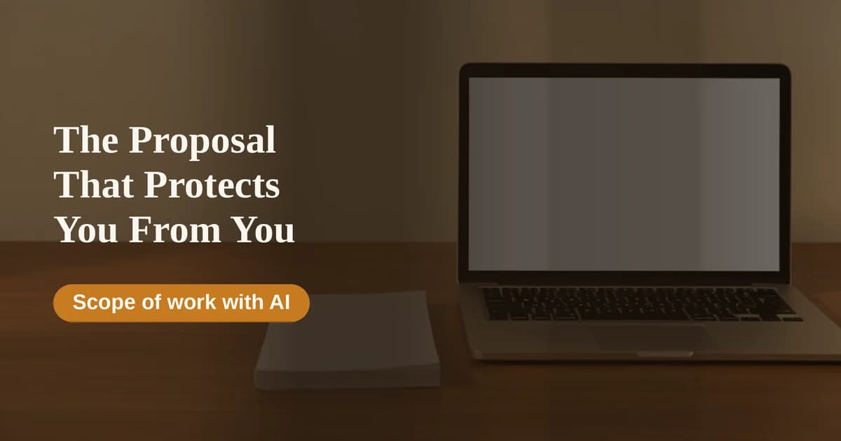 Featured image for How to Write a Freelance Proposal and Scope of Work With AI (2026)