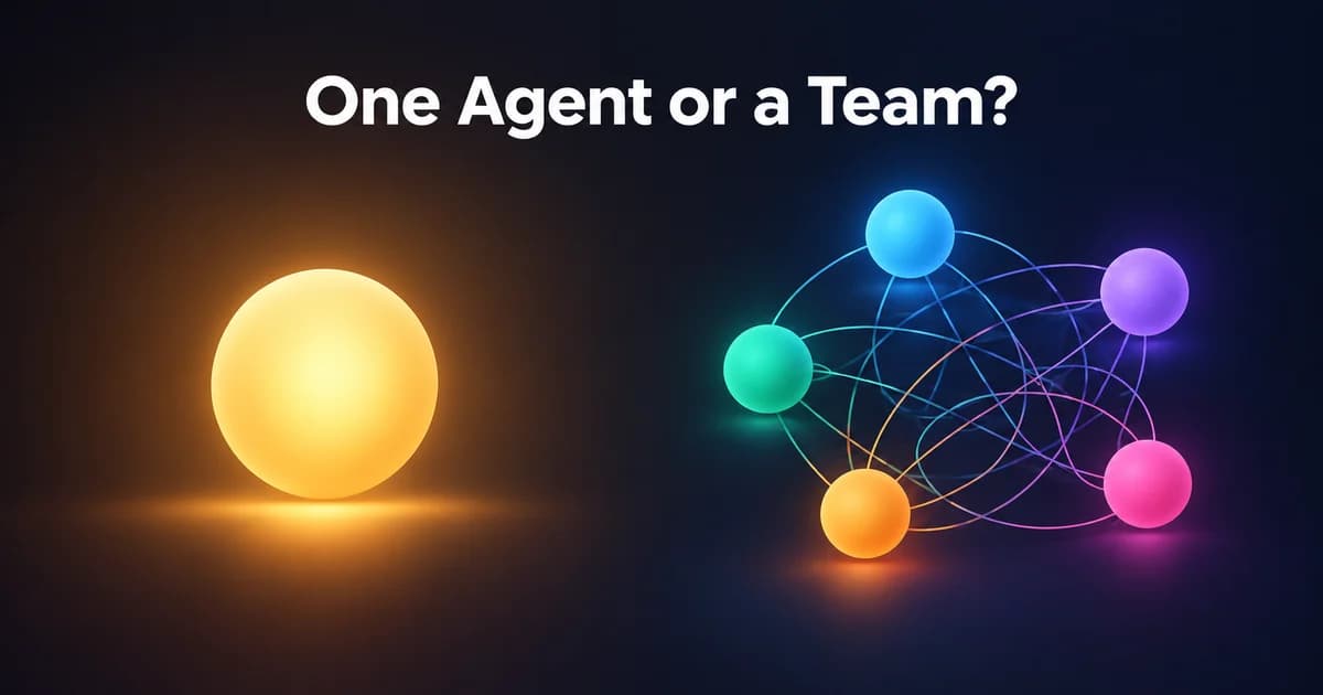 Featured image for Multi-Agent Systems: When Teams of AI Agents Beat One (and When They Waste Money)