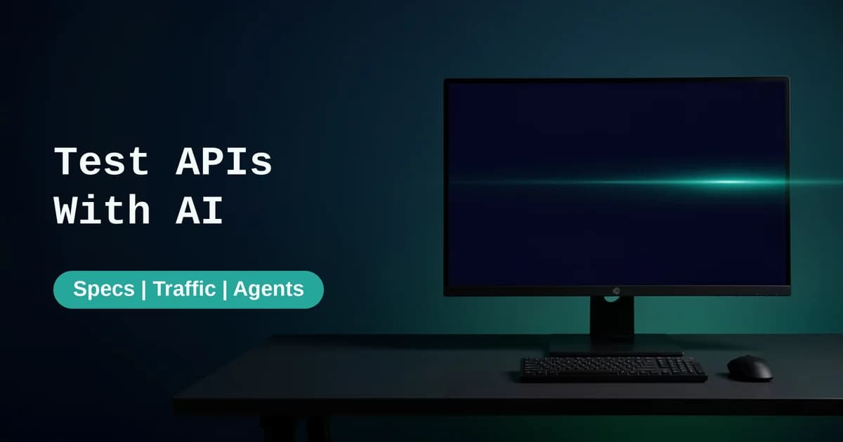 Featured image for Specs, Traffic, or Agents? Three Ways to Test APIs With AI (2026)