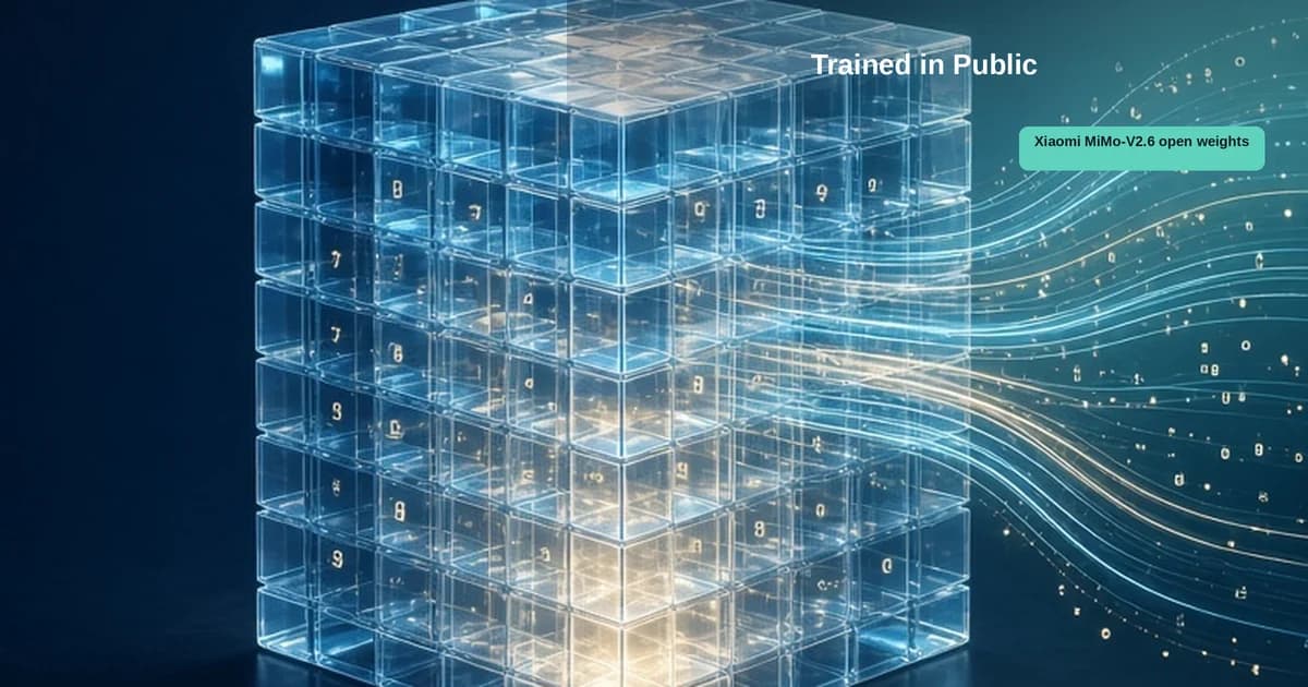 Featured image for Xiaomi MiMo-V2.6: The Trillion-Parameter Open-Weights Model That Trained Itself in Public